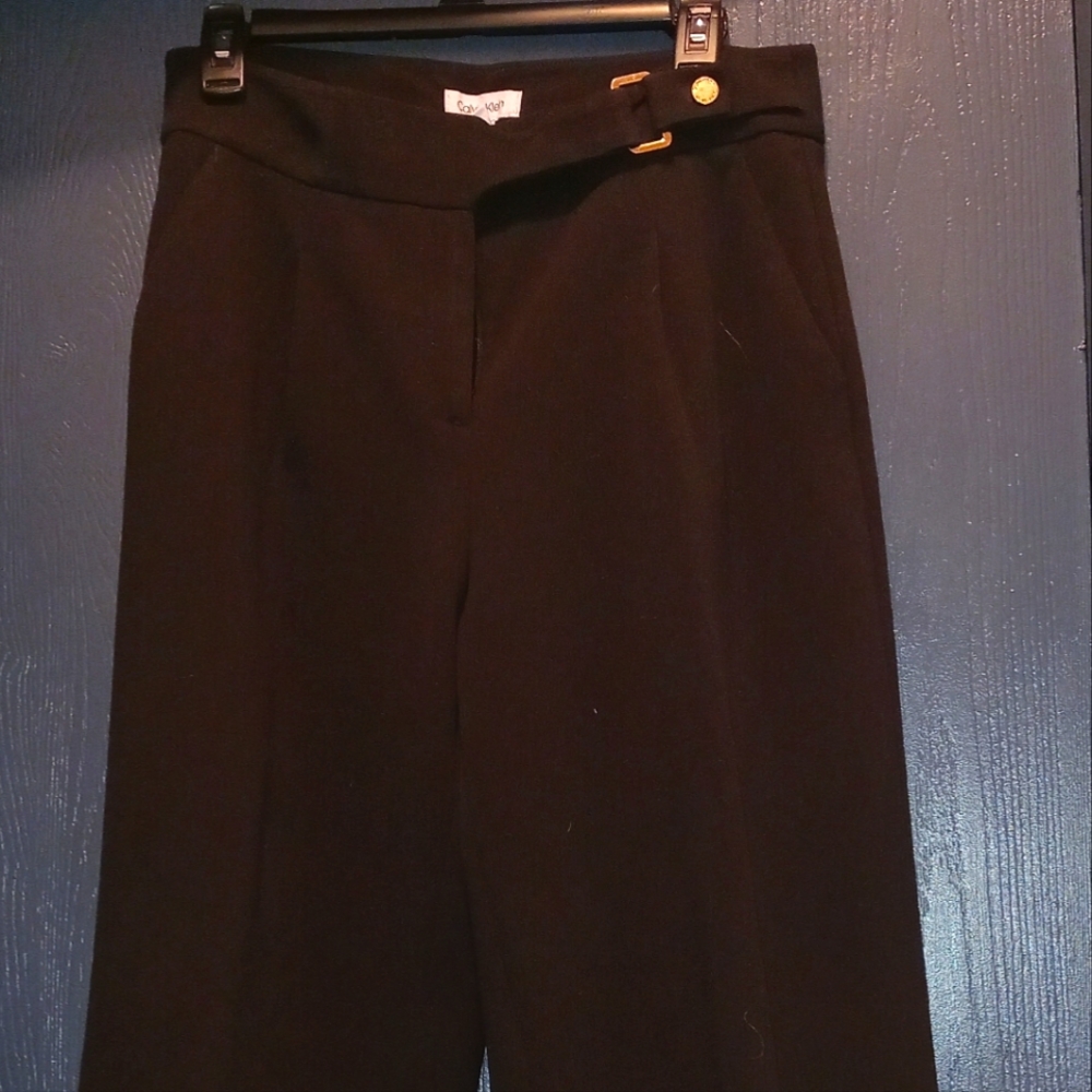CALVIN KLEIN-Black dress pants